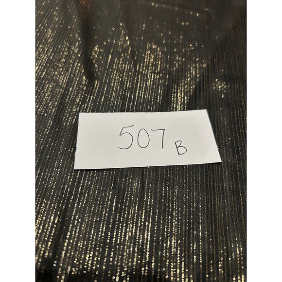 Worthington Metallic Black Gold Shimmer Blouse Smocked Collar Cuffs Sz XXL - Picture 9 of 9